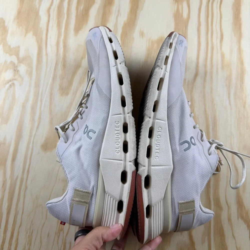 On Running Cloudnova Form Mens Sneakers Undyed-White Heather 26.98481 Size 9